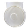 Picture of 25 Gallon Natural Plastic Open Head Drum, UN Rated w/ Natural Cover and Plastic Lever Lock Ring, UN Rated