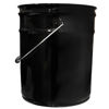 Picture of 5 Gallon Black Open Head Steel Pail, 3.5" Double Bead, 2 Coat Lining Buff Expoxy Phenolic, UN Rated