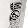 Picture of 20 Liter White HDPE Open Head Pail W/ Child Warning Label, Metal Bail