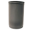 Picture of 7 Gallon Gray Inhibited Steel Straight Side Pail, Ring Seal Cover, Lever Lock Ring, EPDM Gasket, No Ears, Single Bead, UN Rated