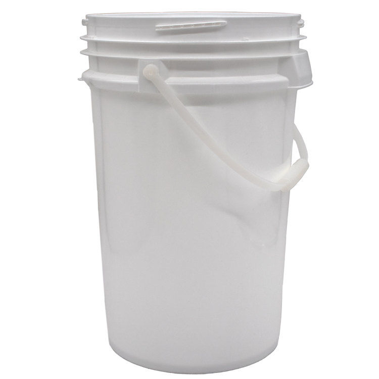 6.5 Gallon White HDPE Screw Top Pail, UN Rated. Pipeline Packaging