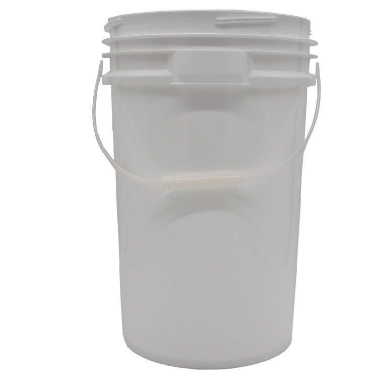 6.5 Gallon White HDPE Screw Top Pail, UN Rated. Pipeline Packaging