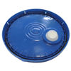 Picture of 3.5-6 Gallon Blue HDPE Cover All Plastic Spout Tear Tab