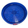 Picture of 7.7 Gallon Blue #300 HDPE Plastic Screw Top Cover, UN Rated w/ Lite Latch