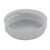 Picture of 63-400 White PP Smooth Top, Ribbed Side Cap, M1 Foil Heatseal Lined PE, Plain