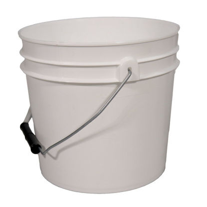 2.5 Gallon Gray Open Head Pail, Phenolic Lined, UN Rated. Pipeline Packaging