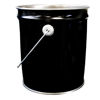 Picture of 2 Gallon Black Inhibited Steel Open Head Pail, Single Bead, UN Rated