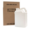 Picture of 2.5 GALLON WHITE HDPE F STYLE, 63-485, FLUORINATED LEVEL 3, 2X1, KRAFT BOX