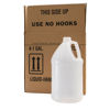 Picture of 128 oz (1-Gallon) Natural HDPE Industrial Round, 38-400, 4x1, 4G Pack, Kraft Box, UN Rated