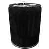 Picture of 5 Gallon Black Red Phenolic Steel Tight Head Pail, 2" & 3/4" Tri-Sure Fitting, Poly Irradiated Gasket, UN Rated