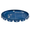 Picture of 2.5-7-Gallon Blue #288 Inhibited Steel Open Head Lug Cover, UN Rated, Flow in Gasket, 24 Gauge