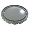 Picture of 2.5-7 Gallon Gray Inhibited Steel Open Head Lug Cover, UN Rated, Flow in Gasket, 24 Gauge