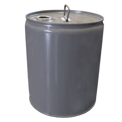 Picture of 5 Gallon Gray Rust Inhibited Steel Tight Head Pail, 2 1/8" Screwcap & Seal, UN Rated