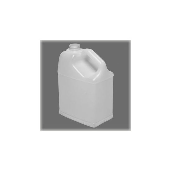 Picture of 128 oz White HDPE Slant Handle F-Style, 38-400, 140 Gram (Bulk Pallet)