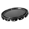 Picture of 2.5-7 GALLON HI-PERFORM BLACK RUST INHIBITED STEEL LUG COVER, 24 GAUGE, NO FITTING, FLOW-IN GASKET