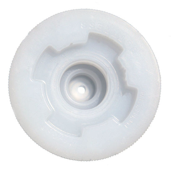 Picture of 2" Natural PE Buttress Plug with 3/4" Knockout