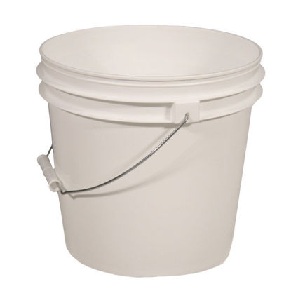 Picture of 2 Gallon White HDPE Open Head Pail
