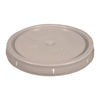 Picture of Gray HDPE Tear Tab Cover for Plastic Pails 3.5 - 6 Gallons