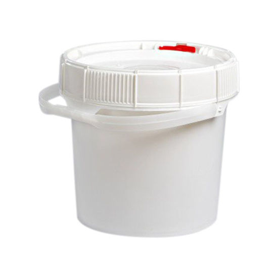 3.5 Gallon Gray HDPE Open Head Pail, UN Rated. Pipeline Packaging