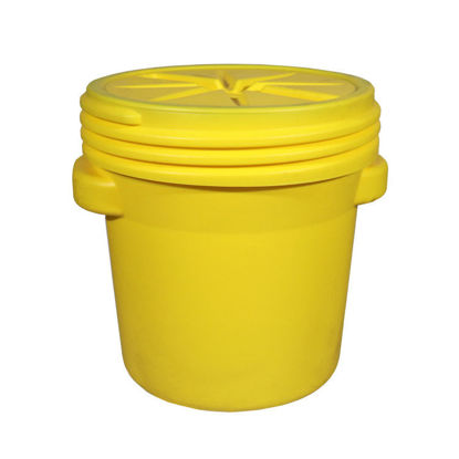 Picture of 20 Gallon Yellow Screw Top Drum, UN Rated