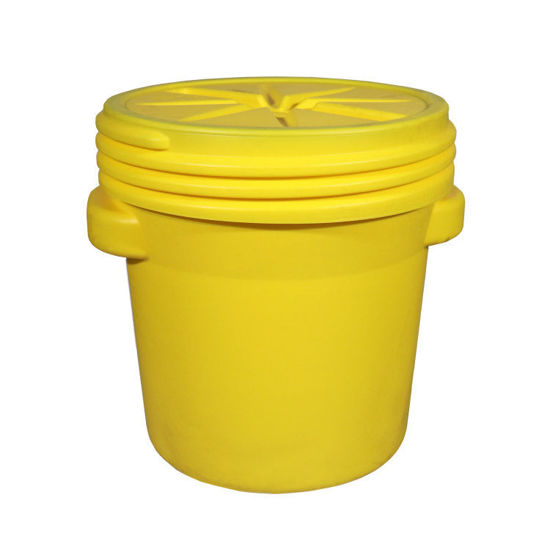 20 Gallon Yellow Screw Top Drum, UN Rated. Pipeline Packaging