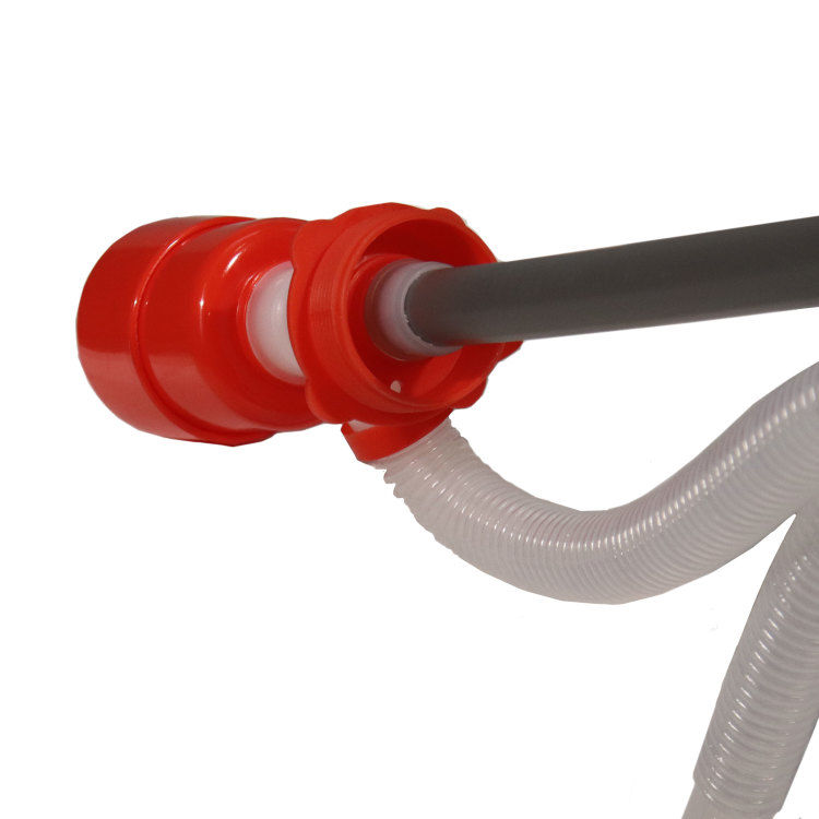 15 55 Gallon Drum Siphon Pump for Corrosive Liquids, 48" x 7/8" Hose