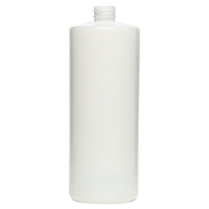 Picture of 32 oz White HDPE Cylinder, 28-SP400, 52 Gram