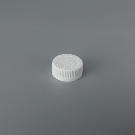 Picture of 33-400 White PP Child Resistant Cap with F217 Liner