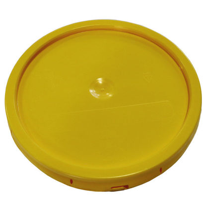 Picture of 3.5-6-Gallon Yellow HDPE Plastic Pail Cover