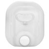 Picture of 5-Gallon Natural HDPE Rectangular Tight Head Plastic Pail, Fittings 70 mm, 6TPI, Fluorinated Level 5