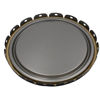 Picture of 5-Gallon Black Inhibited Steel Straight Side Open Head Pail, w/ Lug Cover, Flow in Gasket, Single Bead, UN Rated