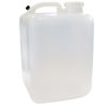 Picture of 5-Gallon Natural HDPE Plastic Hedpak Pail, Fluorinated Level 2, w/ 70 MM Cap & Vent, Assembled in Kraft Box