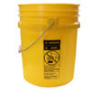 Picture of 5 Gallon Yellow HDPE Open Head Pail, w/ CWL