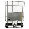 Picture of 330 GALLON NEW IBC TOTE, NATURAL BOTTLE, 6" CAP, 2" POLY CYLINDER BALL VALVE TAMPER EVIDENT SEAL, STEEL PALLET, 2 LARGE LABEL PLATES, VITON GASKET, UN RATED