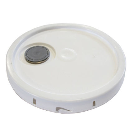 Picture of 20 Liter White HDPE Plastic Pail Lid