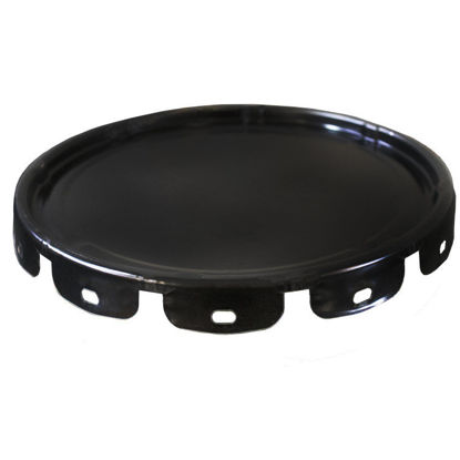 Picture of 2-Gallon Black Rust Inhibited Steel Lug Cover, No Fitting, Flow in Gasket, UN Rated