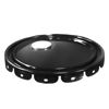 Picture of 2.5-7-Gallon Black Clear Phenolic Steel Lug Cover (Hi-Perform), Rieke Fitting