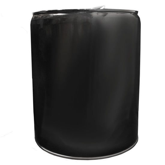Picture of 5 Gallon Black Steel Tight Head Pail, Clear Phenolic lining, UN Rated, Rieke Fitting w/ Dust Cap