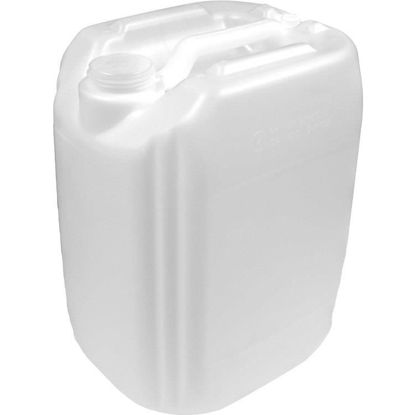 Picture of 20 Liter Natural HDPE Square Tight Head Pail, Integrated Handle, 70 mm & Closed Vent, UN Rated