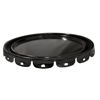 Picture of 5 Gallon Black Steel Straight Side Open Head Pail, Rust Inhibitor, w/ Lug Cover, Flow in Gasket, UN Rated