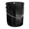 Picture of 5 Gallon Black Steel Straight Side Open Head Pail, Rust Inhibitor, w/ Lug Cover, Flow in Gasket, UN Rated