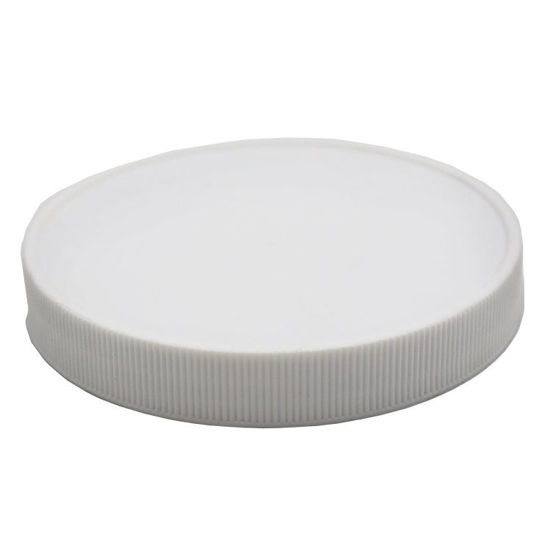 Picture of 110-400 White PP Matte Top, Ribbed Sides, Screw Cap with PS Liner, Printed for HDPE