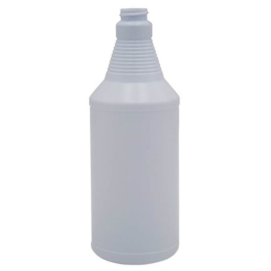 Picture of 32 oz Blue/White HDPE Ring Decanter Bottle, Neck Finish 28-400