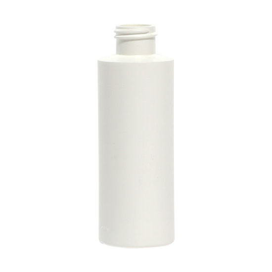 Picture of 4 oz White HDPE Plastic Cylinder, 24-410, 12 Gram