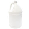 Picture of 128 oz White HDPE Industrial Plastic Round, 38-400, 4x1 in White Box w/ Divider, Necks Down