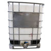 Picture of 330 Gallon Reconditioned IBC Tote, Natural Bottle, 6" Fill Cap, 2: Quick Disconnect w/ Gasket UN Rated