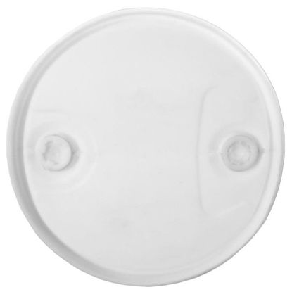 Picture of 55 Gallon Natural HDPE Plastic Tight Head Reconditioned Drum, 2X2" Fittings, UN Rated