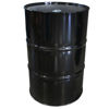Picture of 55 Gallon Black Steel Tight Head Drum, Rust Inhibited, 2" & 3/4" Rieke Fitting, Poly Gasket, UN Rated