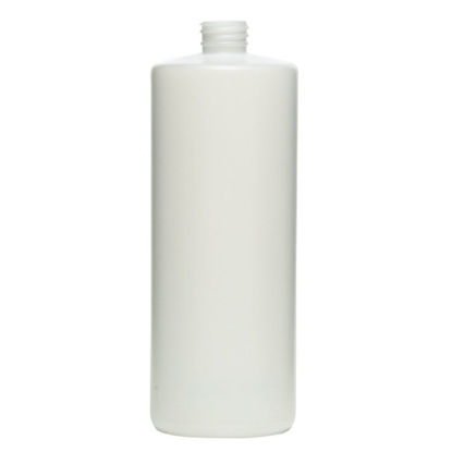 Picture of 4 oz Natural HDPE Plastic Cylinder Bottle, 20-410, 12.9 Gram