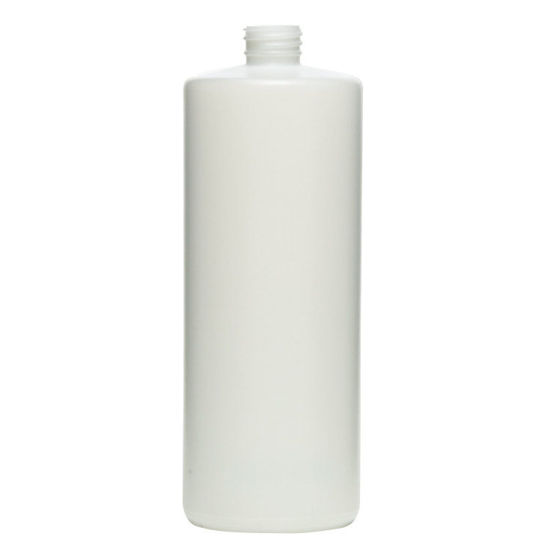 Picture of 4 oz Natural HDPE Plastic Cylinder Bottle, 20-410, 12.9 Gram